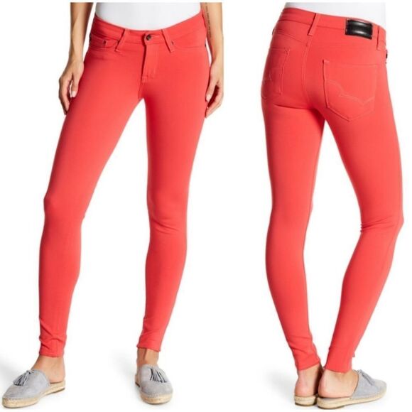 Big Star Colette midrise red leggings sz 28 - Picture 1 of 5